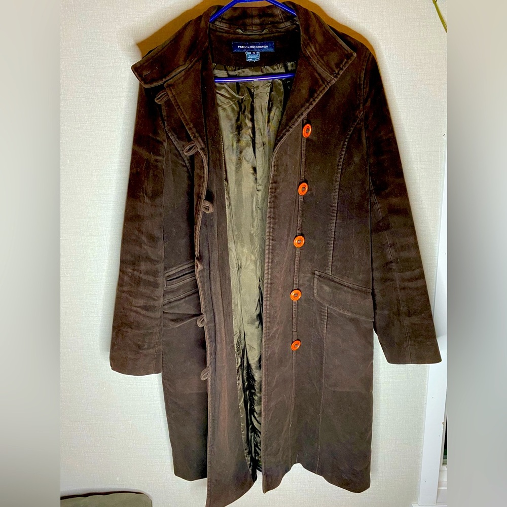 French Connection Heavy 100% Cotton Coat